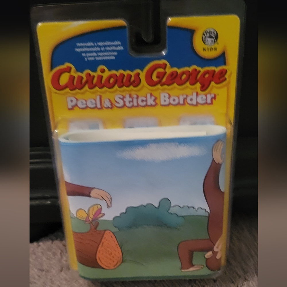 Brand New Curious George Wall border